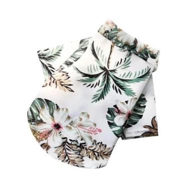 Imagem de Camisa De Verão Estilo Havaiano Para Cães Pequenos E Médios, Roupas De