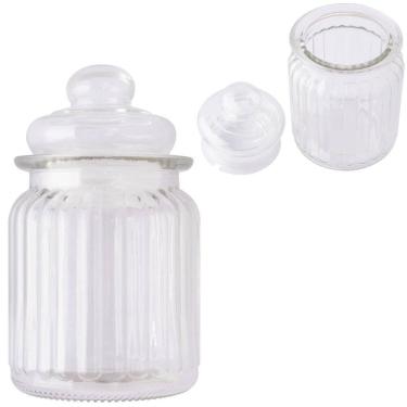 Imagem de Pote De Vidro Redondo Com Tampa Hermetica 230Ml