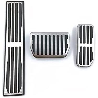 Imagem de Pedal de acelerador de freio a gás pedal de carro para Jaguar Xe Xf F-pace F Pace 2015-2018 pedais de freio de carro (tamanho: pedal de apoio para os pés), conjunto completo