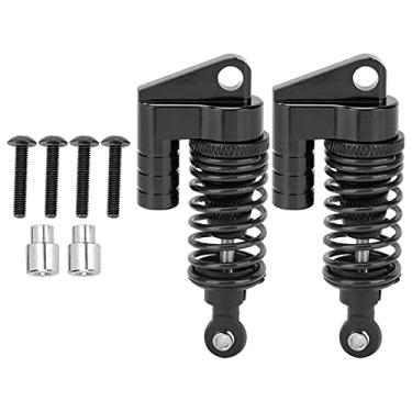 Imagem de Amortecedor RC Amortecedor Premium Metal Heavy Duty Performance Upgrade Amortecedores para Lotra Traxxas Tamiya Axial 1/10 Carros RC Conjunto de 2 unidades 65mm Comprimento 18mm (Preta)