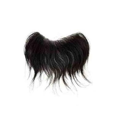 Imagem de Aplique de testa Homens testa linha fina peruca cabelo humano fino PU pele natural(4x18cm)