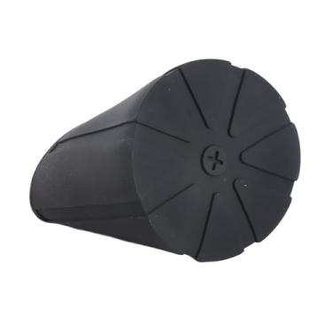 Imagem de Generic Capa de Lente de Silicone à Prova D'água para Câmera SLR Protetor à Prova de Choque para Suporte de Tampa de Lente Universal para Entusiastas de Fotografia Ao Ar Livre Preto 2,4 X 2,0 pol.