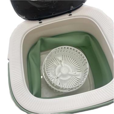 Imagem de Máquina de lavar portátil, mini lavadora, 3 modos de limpeza adequados para roupas pequenas, design dobrável ideal para hotel, casa, apartamento e acampamento