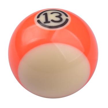 Imagem de TSudoku Manípulos de câmbio de bola de sinuca laranja 13 alavanca de câmbio estilo legal alavanca de câmbio cabe na maioria dos veículos manuais automáticos de carro, TA16, laranja 13