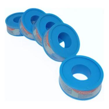 Imagem de Kit 5 Unidades Curativo Fita Fixação Pele Sensível 1,2cm X 4,5 metros 