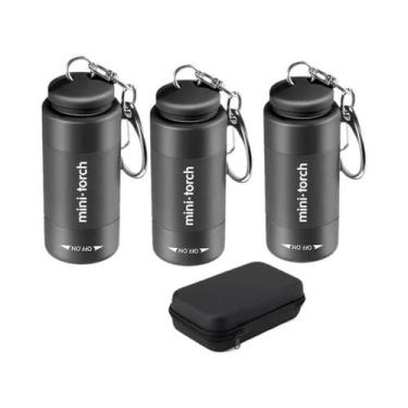 Imagem de Lanterna LED Recarregável À Prova d'Água Multifuncional Mini Para Cami