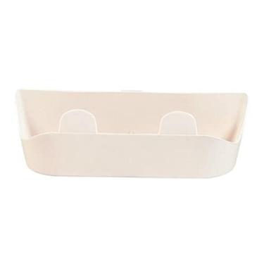 Imagem de Prateleira de sapato, organizador de chinelos de banheiro, suporte de pendurar na parede, organizador de sapatos, suporte adesivo para armazenamento de sapatos, suporte de sapatos (cor: bege, tamanho