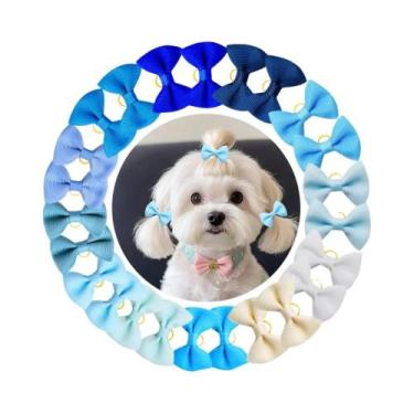 Imagem de Laços Coloridos Para Cães 30PCS, Faixas De Borracha Feitas À Mão, Aces