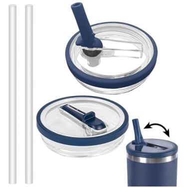 Imagem de Bagtopia Tampa de copo de substituição de 850 g compatível com Stanley Quencher, tampas de canudo à prova de vazamento, capa superior à prova de derramamento compatível com acessórios Stanley Cup