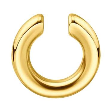 Imagem de Brincos De Pressão Masculinos Em Formato C Exagerado, Estilo Piercing 