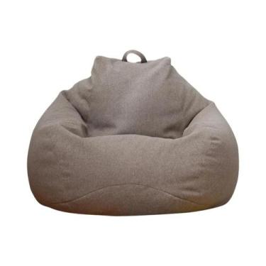 Imagem de Capa De Sofá Preguiçoso Em Linho Sólido, Capa Para Cadeira, Poltrona, 