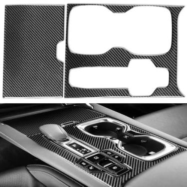 Imagem de NVCNX Fibra de carbono premium real para Lexus RX 350 RX350/RX350h/RX450h+/RX500h Acessórios 2023-2026 2024 2025 console central de carro painel de mudança de marchas acabamento interior adesivo de