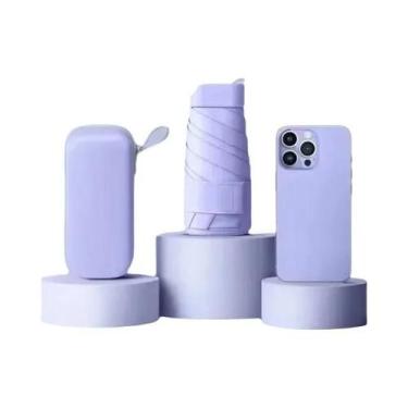 Imagem de Guarda-Chuva Mini Portátil De Duplo Uso, Proteção Contra Chuva E Sol P