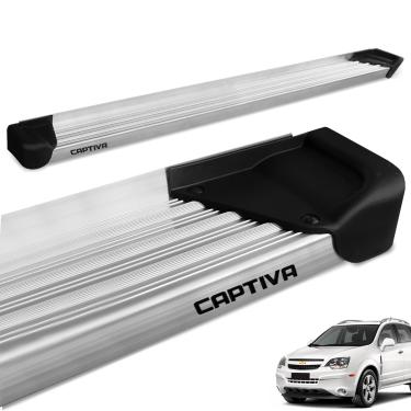 Imagem de Estribo Lateral Captiva 2008 a 2017 Aluminio Natural A3
