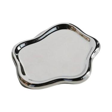 Imagem de Bandeja De Cerâmica Em Formato De Nuvem Para Joias, Porta-Anéis, Organ