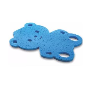 Imagem de Assento Espuma Esponja Antiderrapante Para Banho Bebê Banheira Menino 