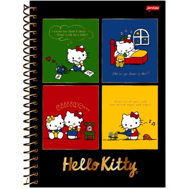 Imagem de Caderno Colegial Hello Kit 10 Matérias 160 Fls Jandaia 9843