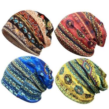 Imagem de Chapéu JarseHera  Bonés femininos de algodão desleixado para quimioter