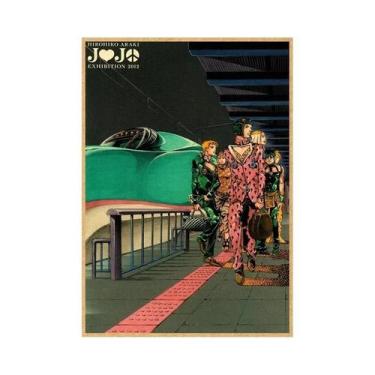 Imagem de Pôsteres Vintage JoJo 2025 Anime JoJo's Bizarre Adventure Arte De Pare