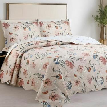 Imagem de Cobre Leito Evolution Floral Solteiro/Casal/Queen/King Dupla Face - mo