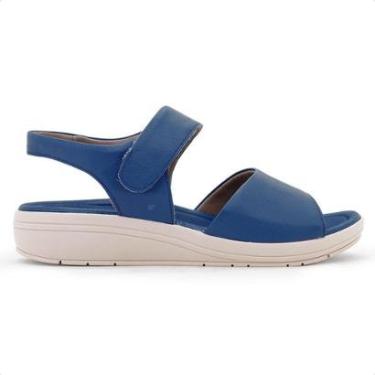 Imagem de Sandália Usaflex Anabela Fecho-Flex Feminina-Feminino