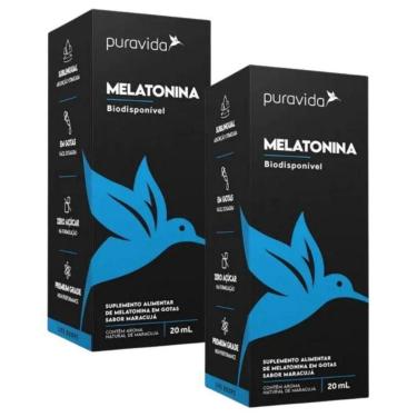 Imagem de Kit 2x Melatonina Biodisponível em Gotas - 20ml - Pura Vida-Unissex