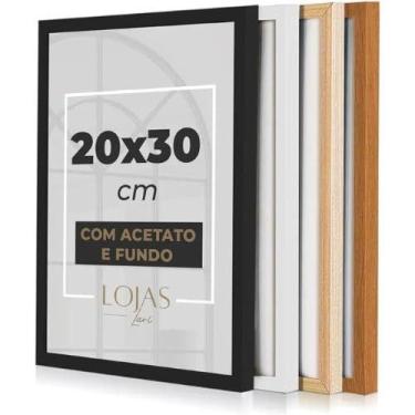 Imagem de Kit 2 Molduras 20x30cm Acetato Certificado Diploma Fotografia - Branco