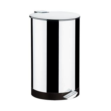Imagem de Lixeira Com Pedal Brinox Decorline 40 Litros Aço Inox