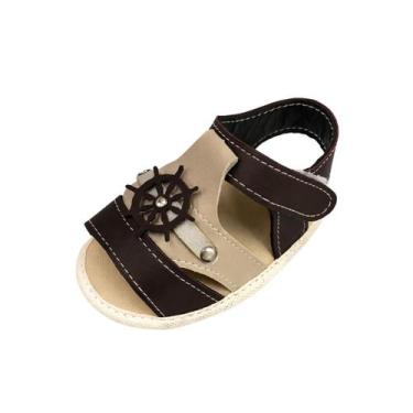 Imagem de Sandália Infantil Bebê Roda do Leme Casual Leve Ajustável Confortável,