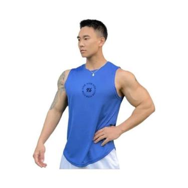Imagem de Camiseta Sem Mangas Masculina Para Fitness E Esportes, Camiseta De Mal