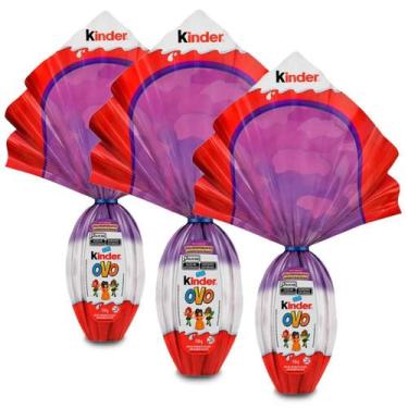 Imagem de Ovo De Páscoa Kinder Mundo Das Fadas Kit 3 Unidades De 150G