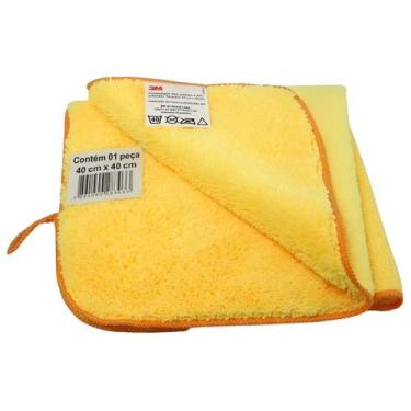 Imagem de PANO MICROFIBRA AMARELO 40x40cm - 3M