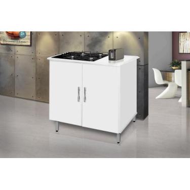 Imagem de Balcão de Cozinha Bancada com 2 Portas Cooktop Luanda - Passe Bem, Bra