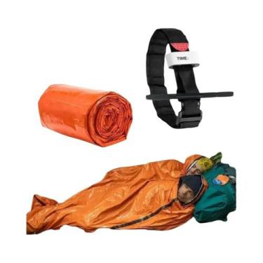 Imagem de Kit De Sobrevivência Tático Militar Para Camping Ao Ar Livre Com Cinto