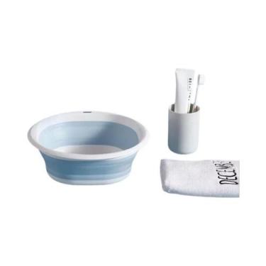 Imagem de Bacia Dobrável Portátil Para Lavar Roupa E Banho Para Adultos E Bebês,