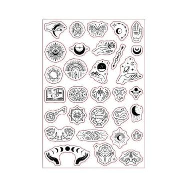 Imagem de Carimbos De Borracha Transparentes Com Design Vintage E Moldes De Etiq