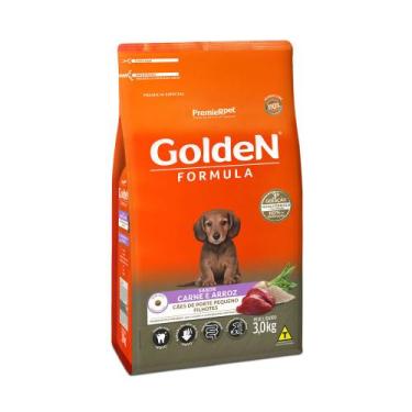 Imagem de Ração Golden Cães Filhotes Raças Pequena Carne/arroz 3kg - Premier
