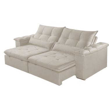 Imagem de Sofa 290cm Braco 25cm Retratil e Reclinavel Exclusive  Meu Sofa Online