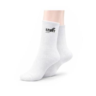 Imagem de Kit 12 pares de meias masculinas, cano longo - TRIPLO SEVEN