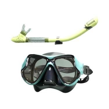 Imagem de Kit de Mergulho com Máscara e Snorkel - Adulto - Silicone Macio, Óculo