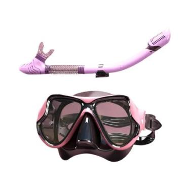 Imagem de Kit de Mergulho com Máscara e Snorkel - Adulto - Silicone Macio, Óculo