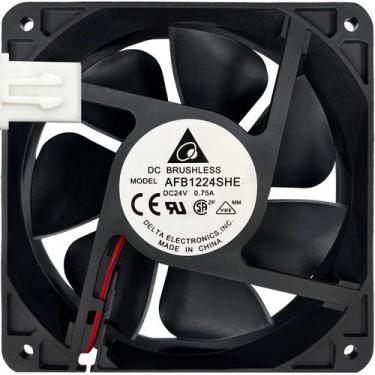 Imagem de Cooler AFB1224SHE 24V 0.75A 2L 2P 120X38 A1 Garantia 2 Anos - Delta El