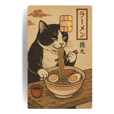 Imagem de Película de Proteção Adesiva Para Cartão Personalizado Arte Japonesa V