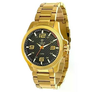 Imagem de Relógio Tuguir Masculino Analogico Infinity Dourado TGI37006-Masculino