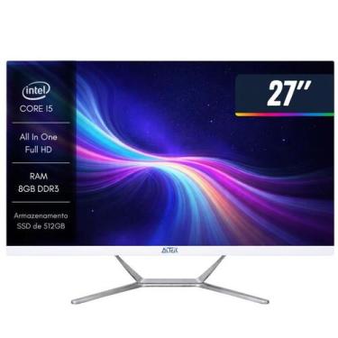 Imagem de Computador All in One 27 Intel i5 Aitek PC Completo para Trabalho e Es