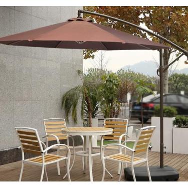 Imagem de Ombrelone Standard 3m Diametro C/ Base 60L - Noronha, Marrom café