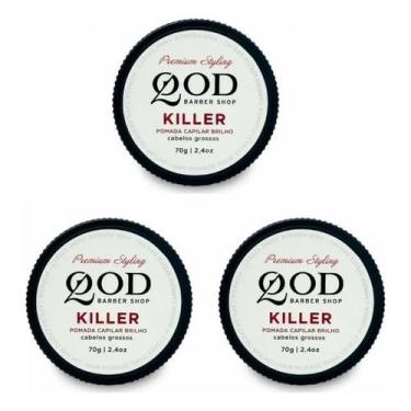 Imagem de Kit 3un Pomada Capilar Killer Efeito Brilho QBS 70g - QOD