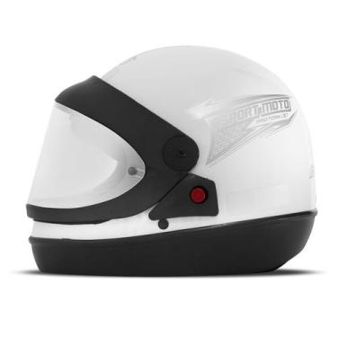 Imagem de Capacete Feminino Fechado Integral Sport Moto For Girls Sm Preto Barat