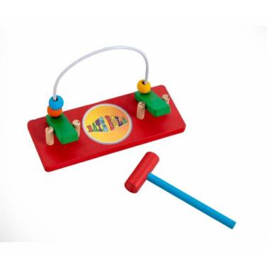 Imagem de Bate Bola Brinquedo Pedagógico Educativo em MDF - TRALALA