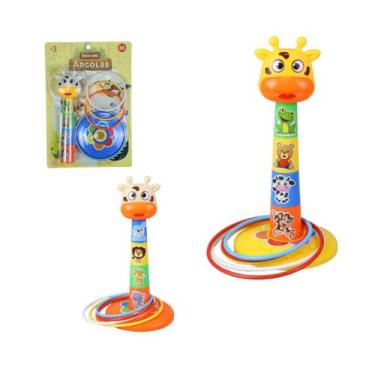 Imagem de Brinquedo Jogo Argola Interação Coordenação Animai Bichinho - Arktoys